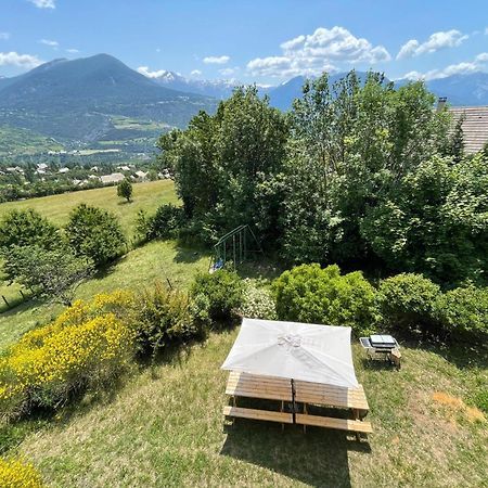 Gite Vue Panoramique Embrun 13 Personnes Villa Eksteriør billede