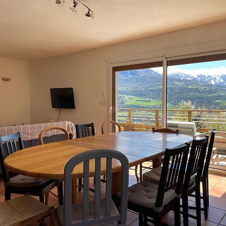Gite Confort 15 Couchages, Vue Panoramique Montagne Hautes Alpes, Terrasses Embrun Eksteriør billede