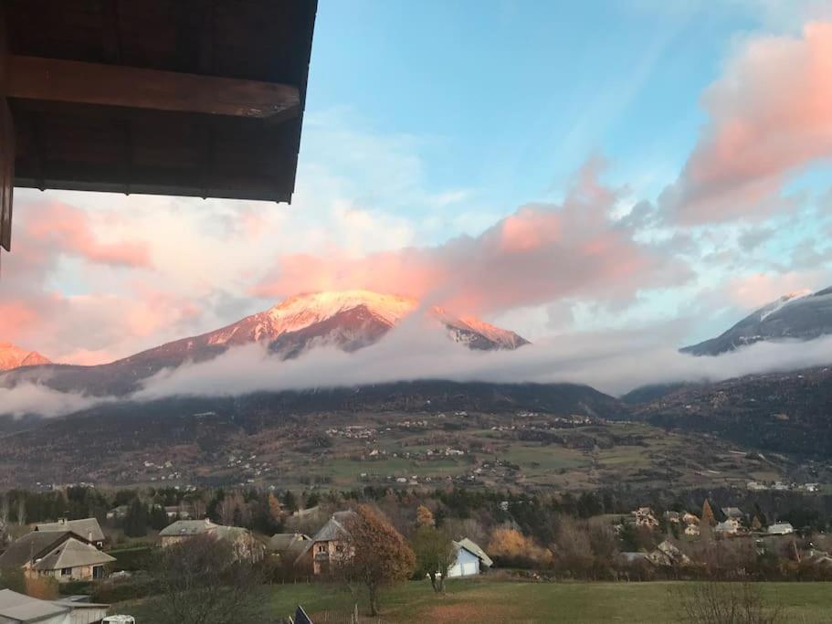 Gite Vue Panoramique Embrun 13 Personnes Villa Eksteriør billede