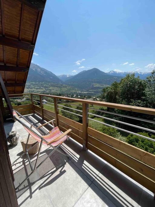 Gite Vue Panoramique Embrun 13 Personnes Villa Eksteriør billede